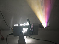 Solar 250 projector fitted with Solar Deflection Mirror
