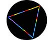 Optikinetics Beam Cassette - Multi Colour Triangle - click to view
