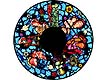 Optikinetics 6" Wheel: Stained Glass - click to view