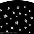 Optikinetics 6" Abstract Wheel: Snow Crystals