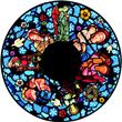 Optikinetics 6" Wheel: Stained Glass