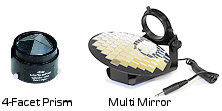 Solar 4-Facet Prism and GoBo Multi Mirror accessories
